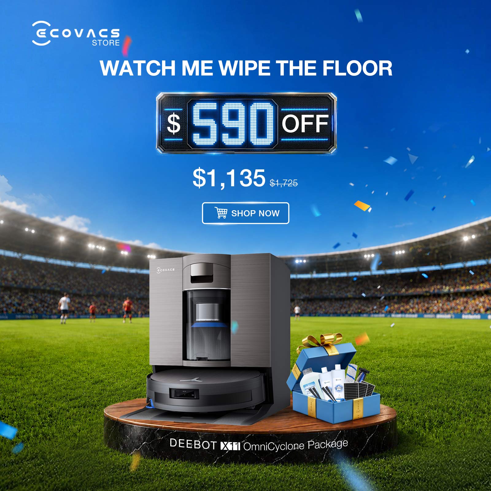 ECOVACS ROBOTICS Facebook ad