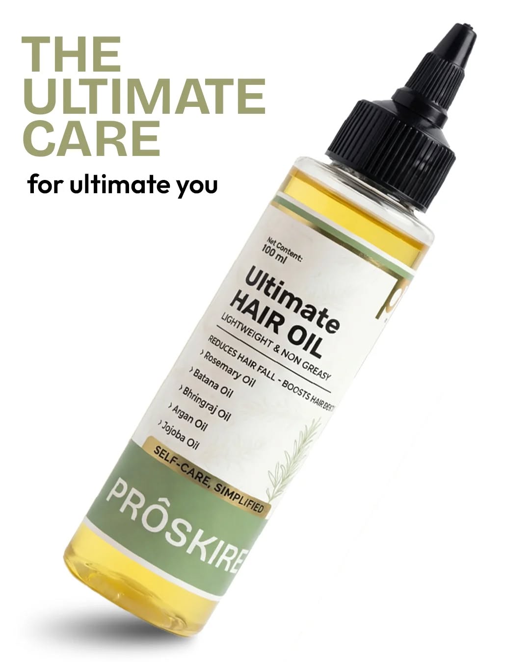 Proskire Facebook ad: Strong roots, healthy shine