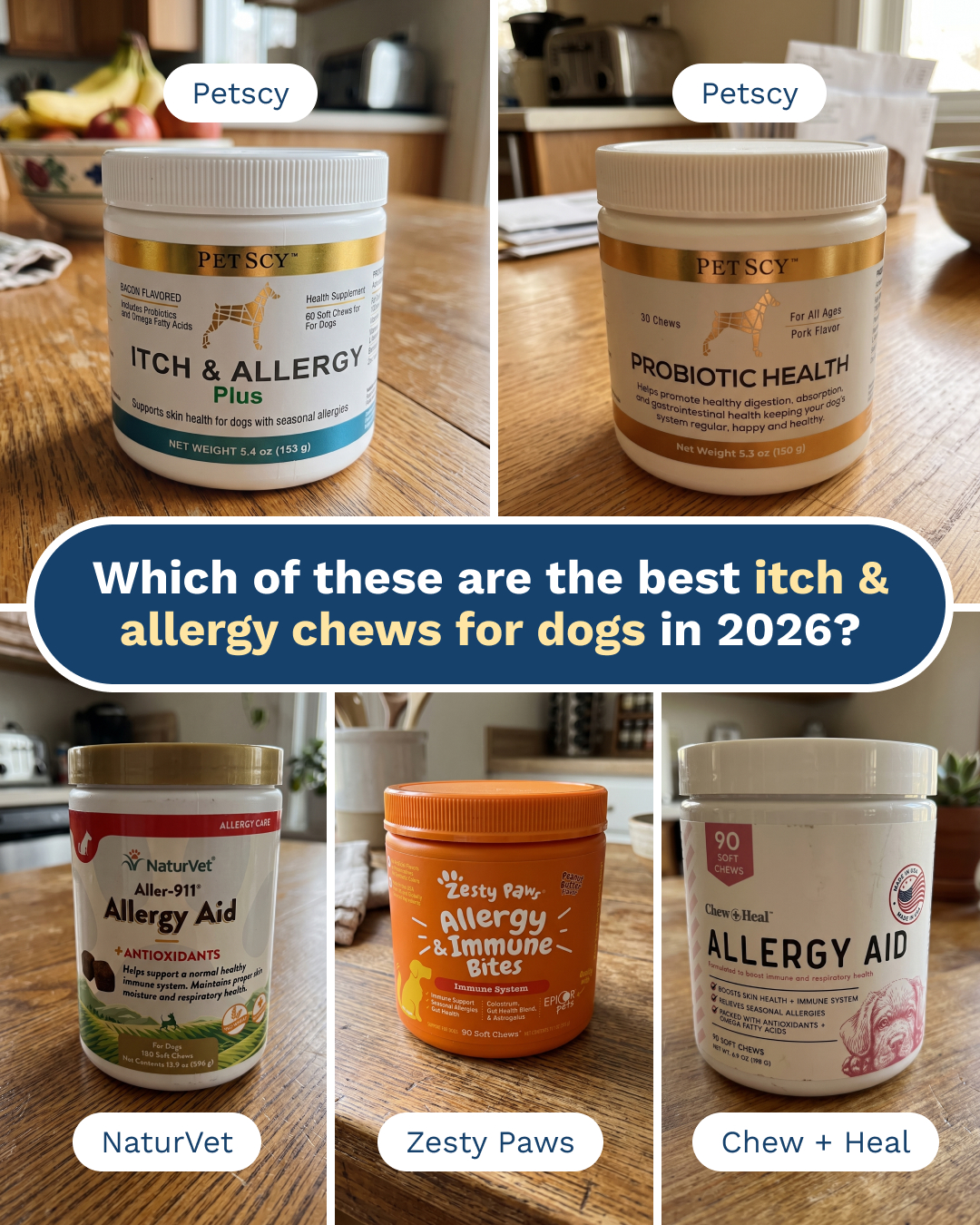 Nature's Dog: Wellness Journal Facebook ad: Before You Buy Dog Allergy Chews, Read This