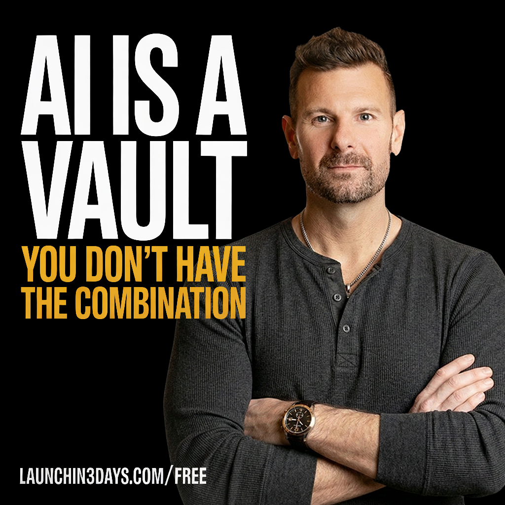 Tyson Zahner: Attraction Marketing Coach Facebook ad: AI Is a Vault. You Don't Have the Combination.