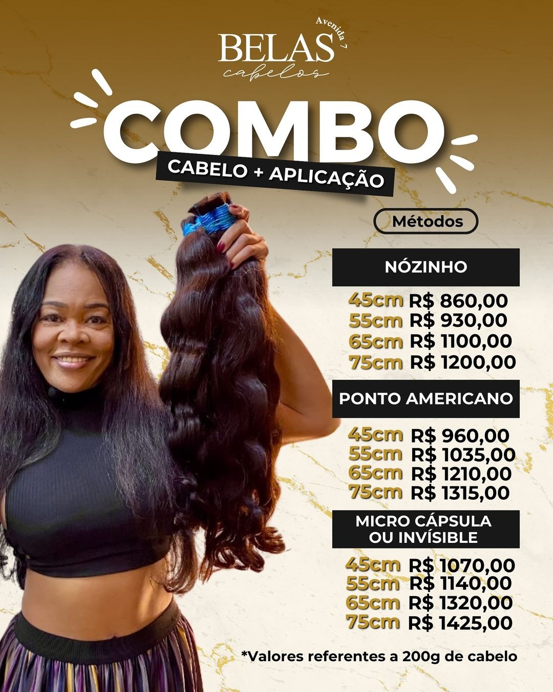 Belas Cabelos Facebook ad: Você que deseja tanto ter seu cabelo dos…
