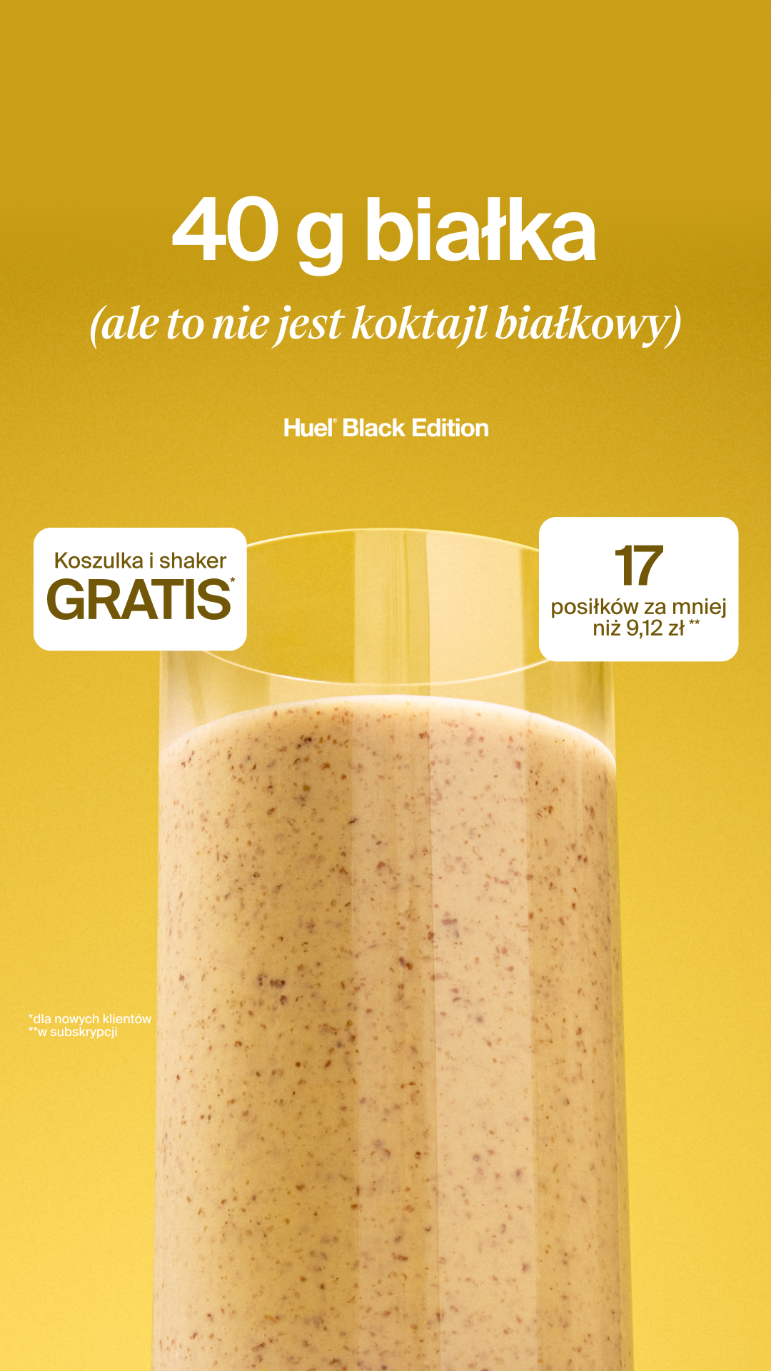 Huel Facebook ad