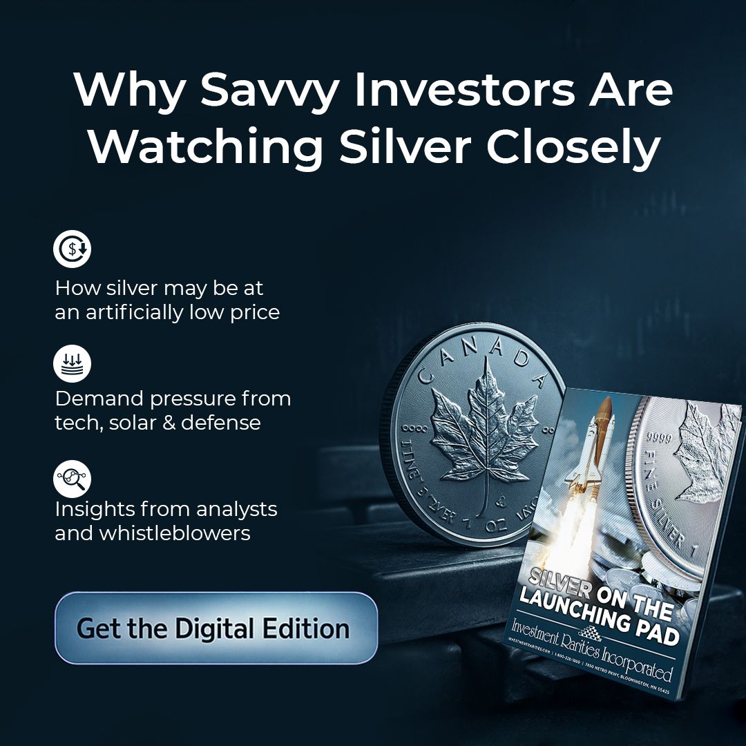Investment Rarities Inc. Facebook ad: Is Silver About to Soar?