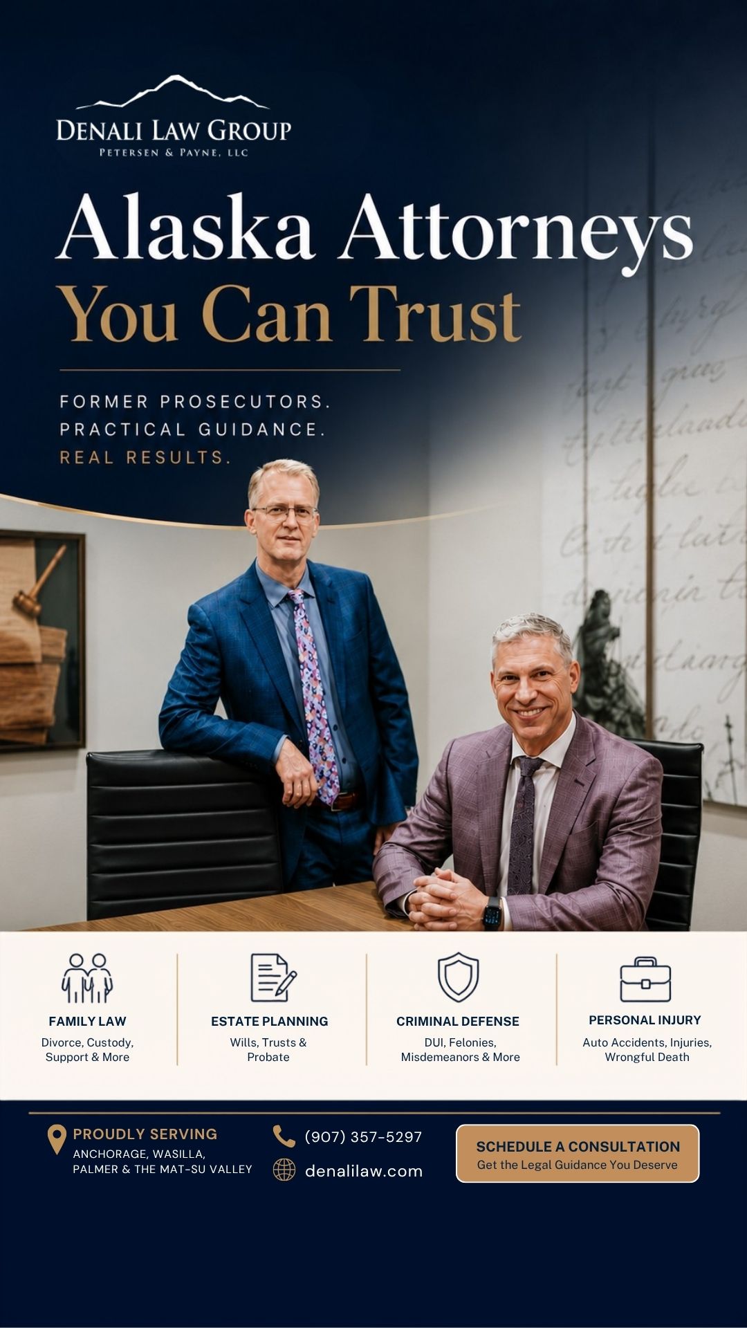 Denali Law Group Facebook ad from Jun 3, 2026