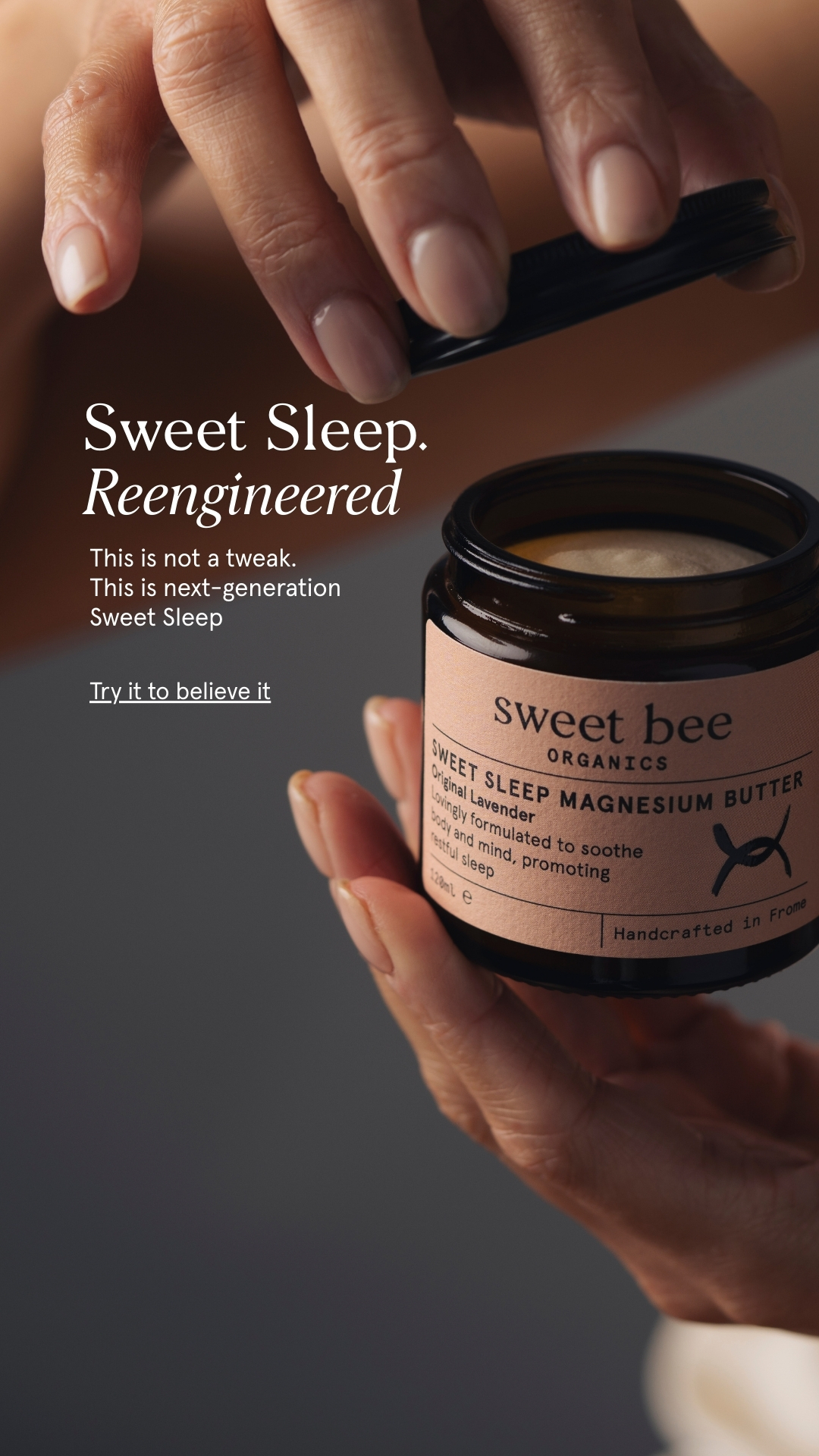 Sweet Bee Organics Facebook ad