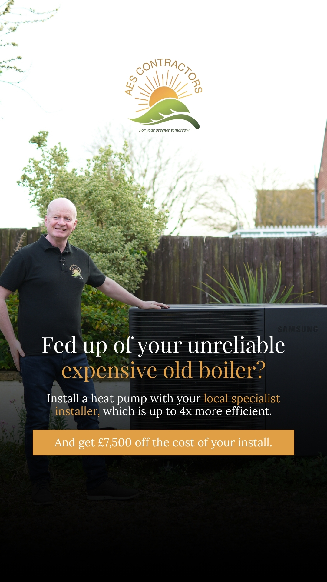 AES Contractors Ltd Facebook ad from May 19, 2026