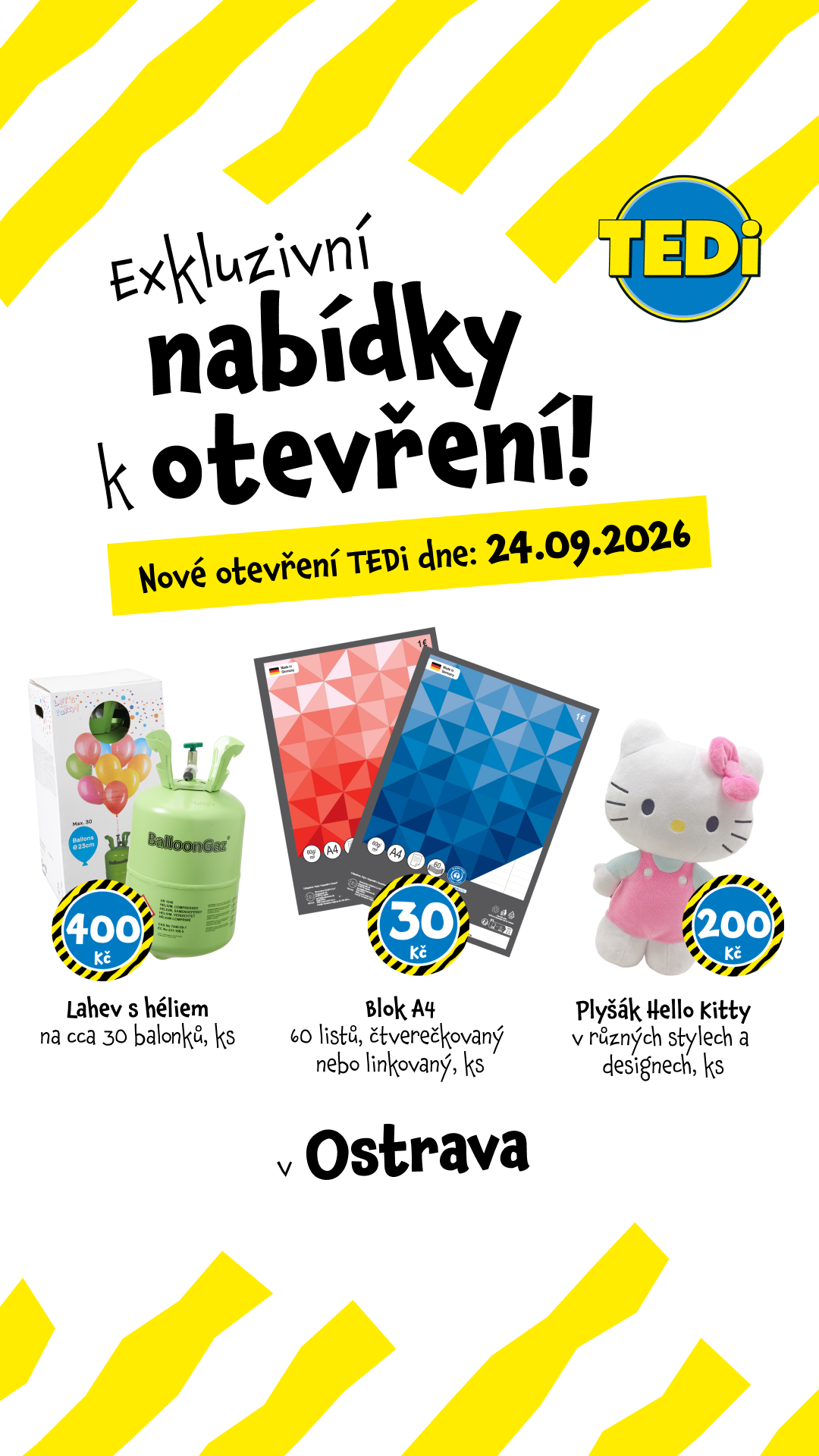 TEDi Česko Facebook ad: 724 00 Ostrava, Prodloužená