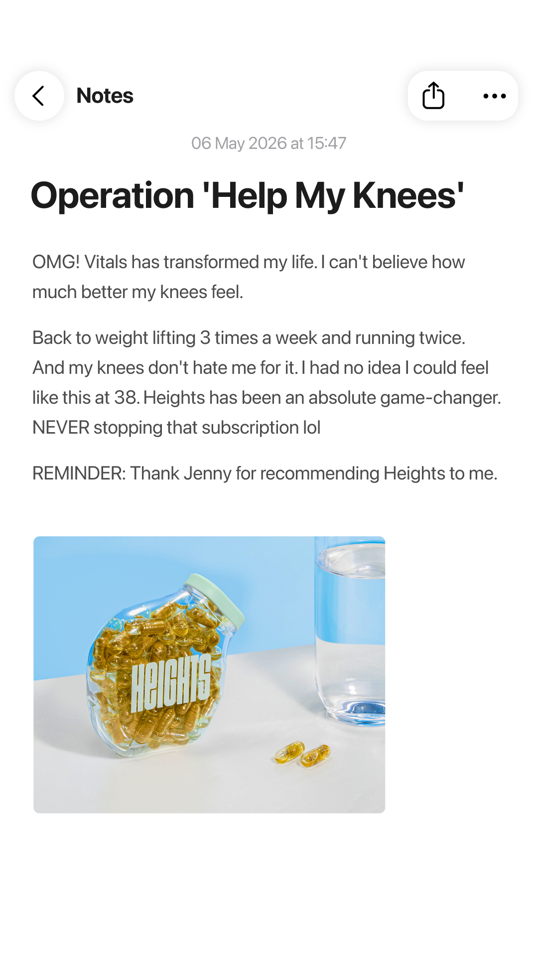 Your Heights Facebook ad