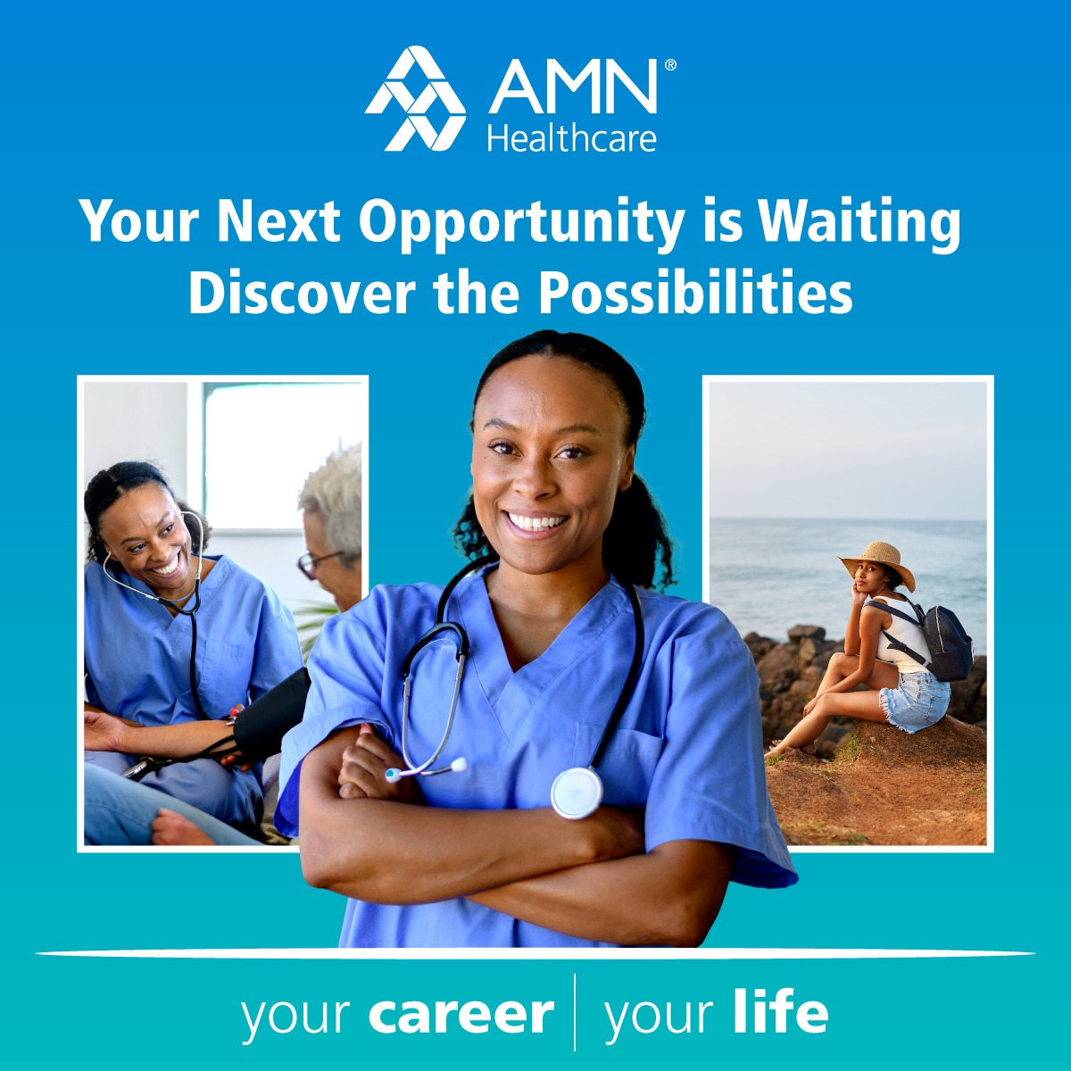 AMN Healthcare Nursing Facebook ad