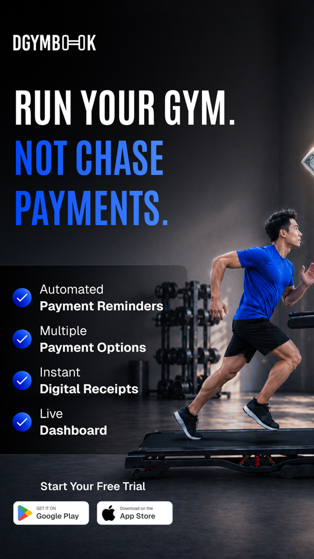 Dgymbook Facebook ad: Contact us for a free consultation
