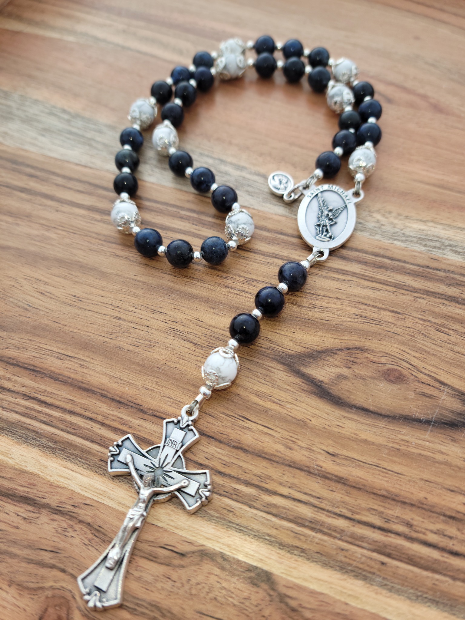 Luxury Rosaries by Kimberlee Facebook ad: Get 25% off of all rosaries and chaplets…
