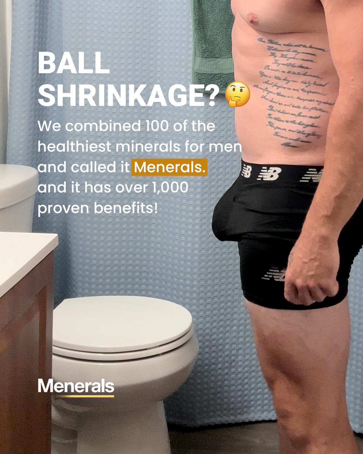 Menerals Facebook ad