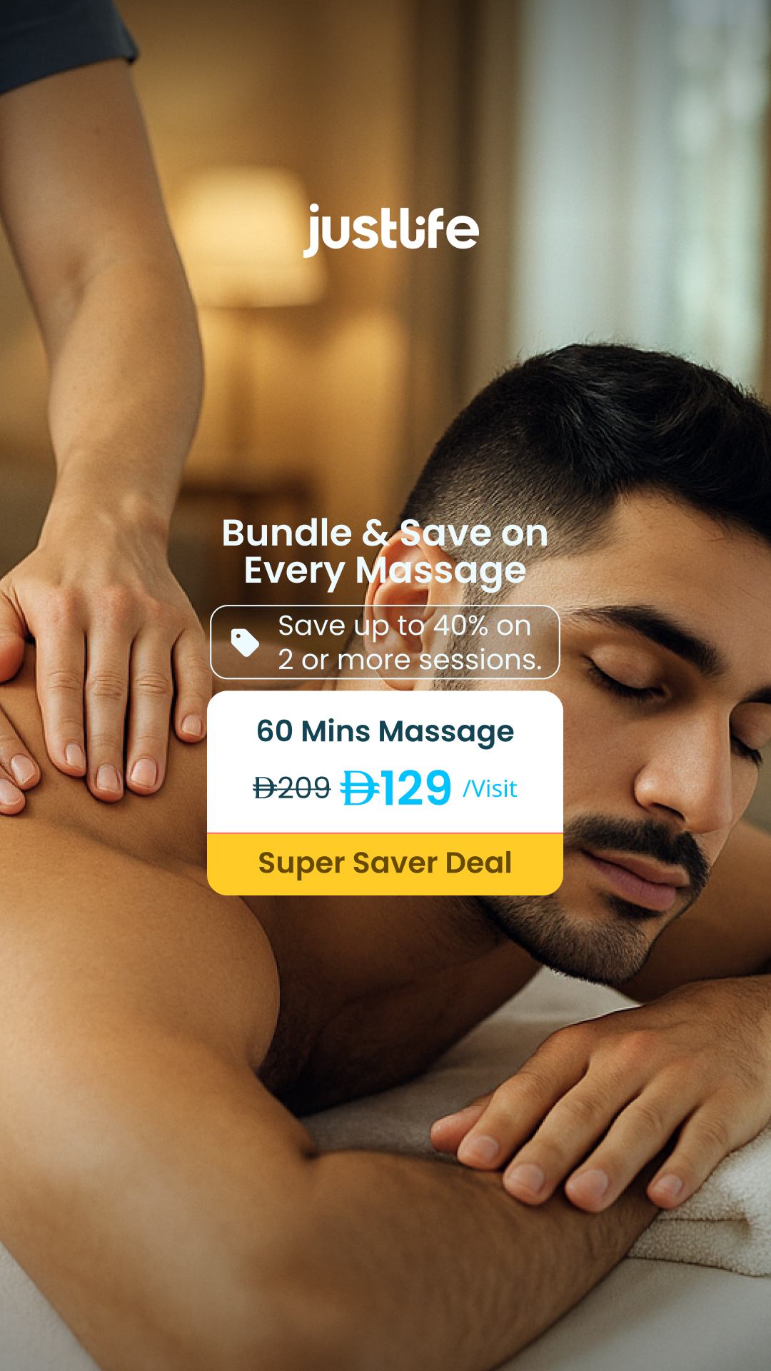 Justlife UAE Facebook ad