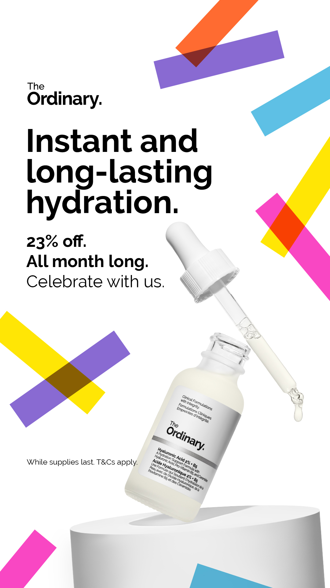 The Ordinary Facebook ad