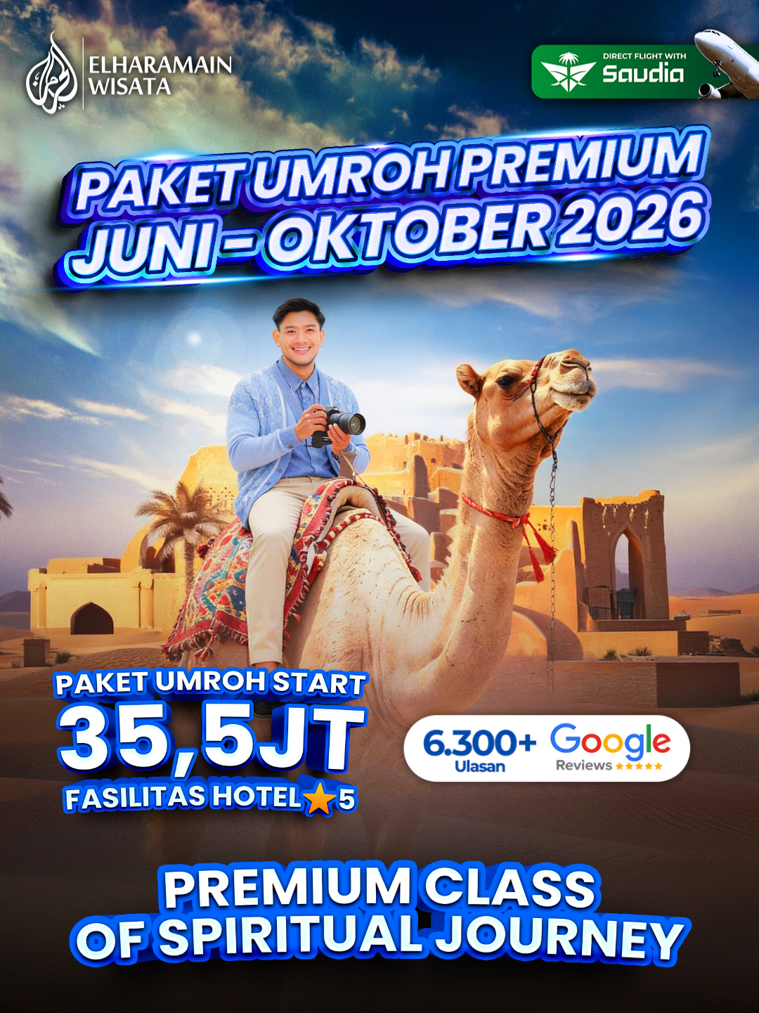 Elharamain wisata Facebook ad: Mari mengobrol bersama kami