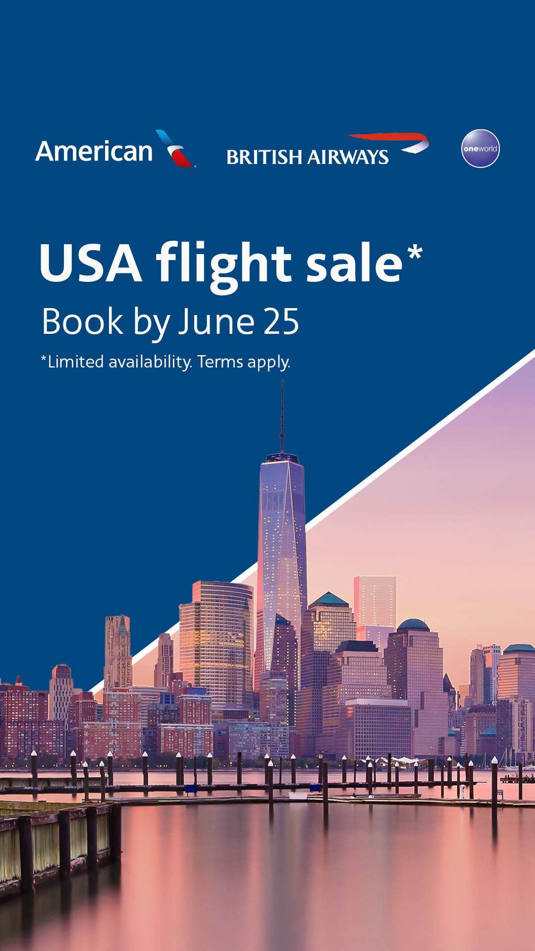 American Airlines Facebook ad