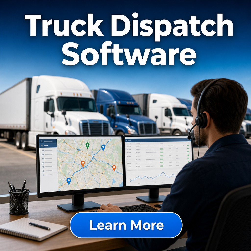 Luxe Market Facebook ad: Truck Dispatch Software