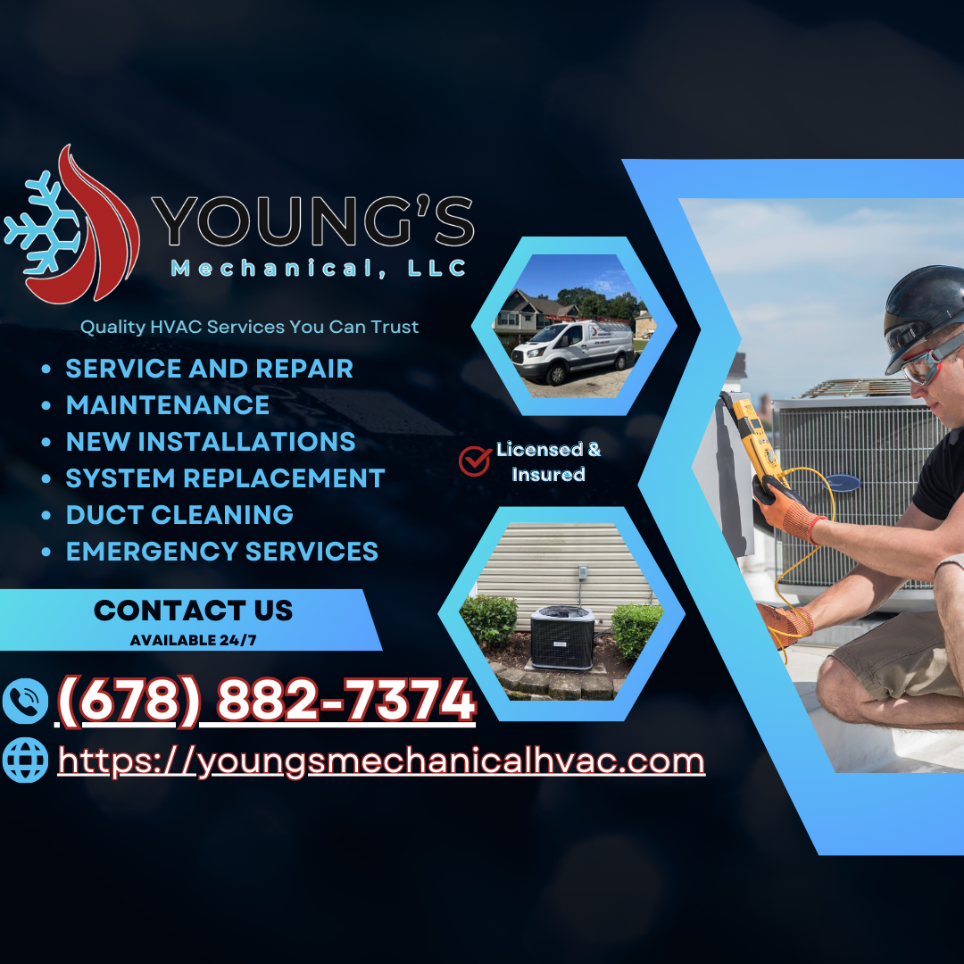 Young's Mechanical, LLC Facebook ad: Stay Comfortable with Our Expert HVAC Solutions