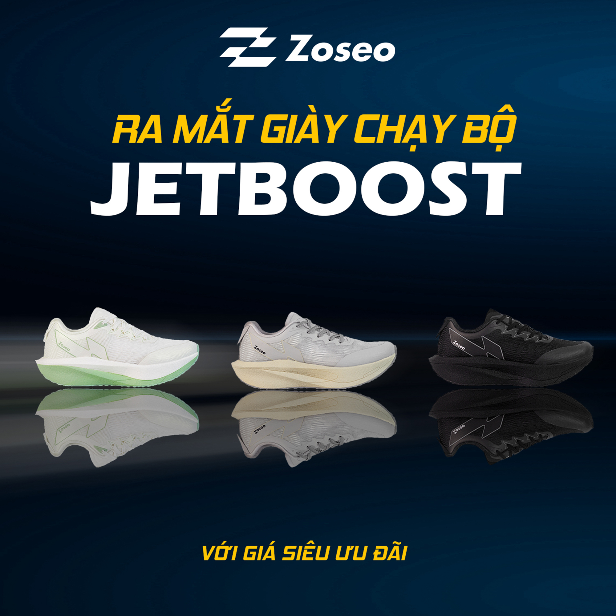 Zoseo Việt Nam Facebook ad: CHÍNH THỨC RA MẮT MẪU GIÀY CHẠY BỘ…