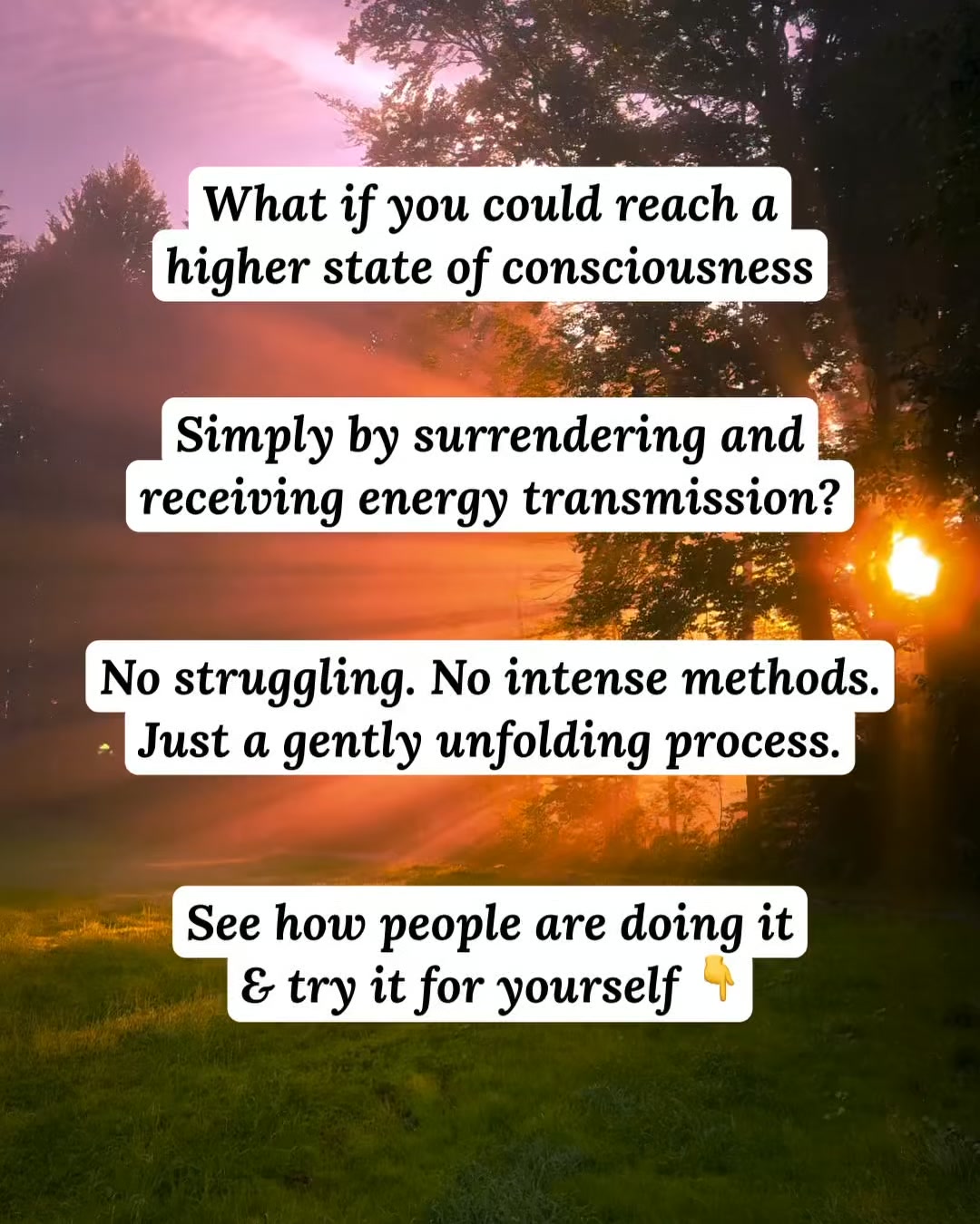 The Ascension Field Facebook ad: Try it free, Divine Energy Transmission for spiritual…