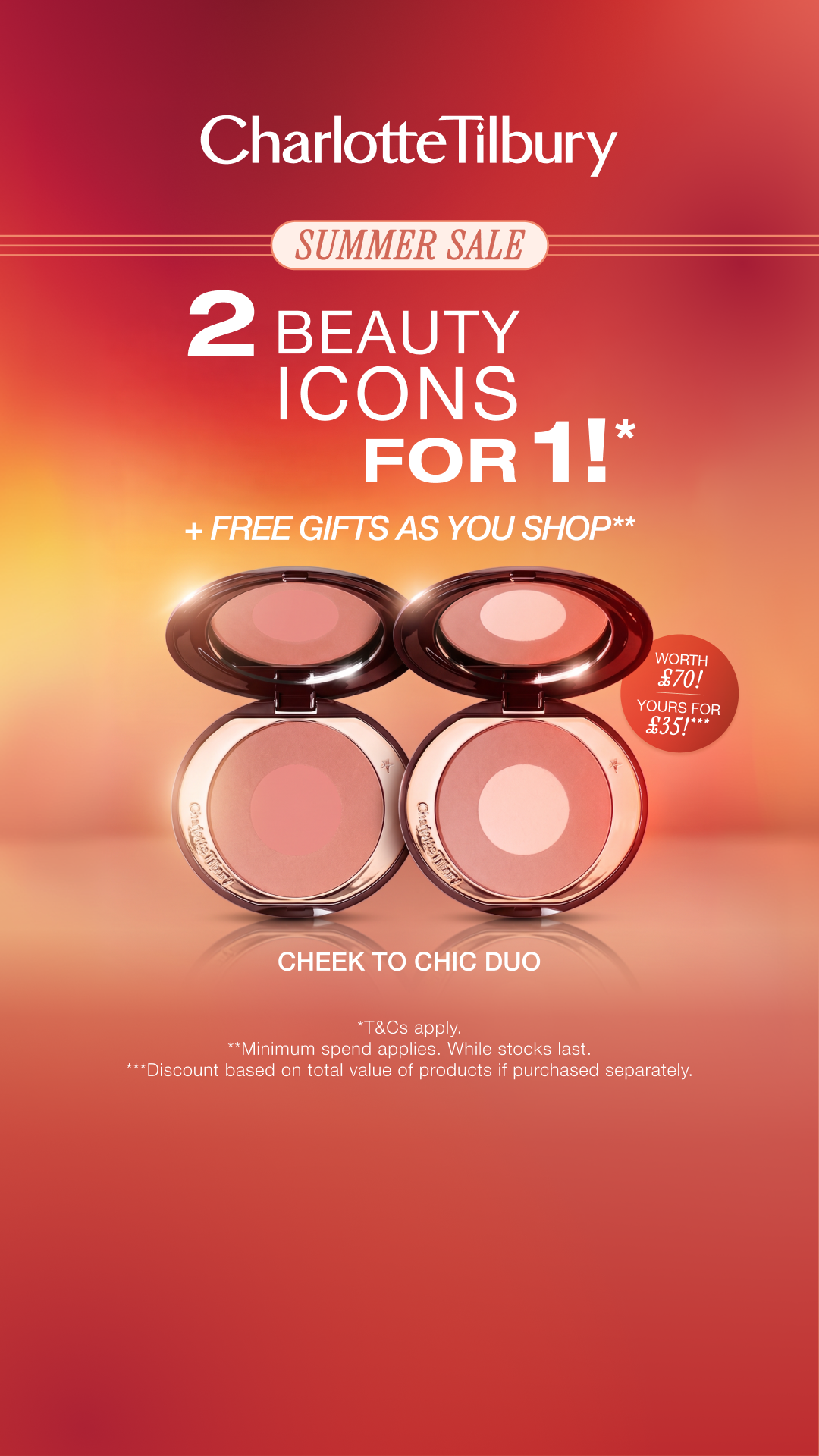 Charlotte Tilbury Facebook ad