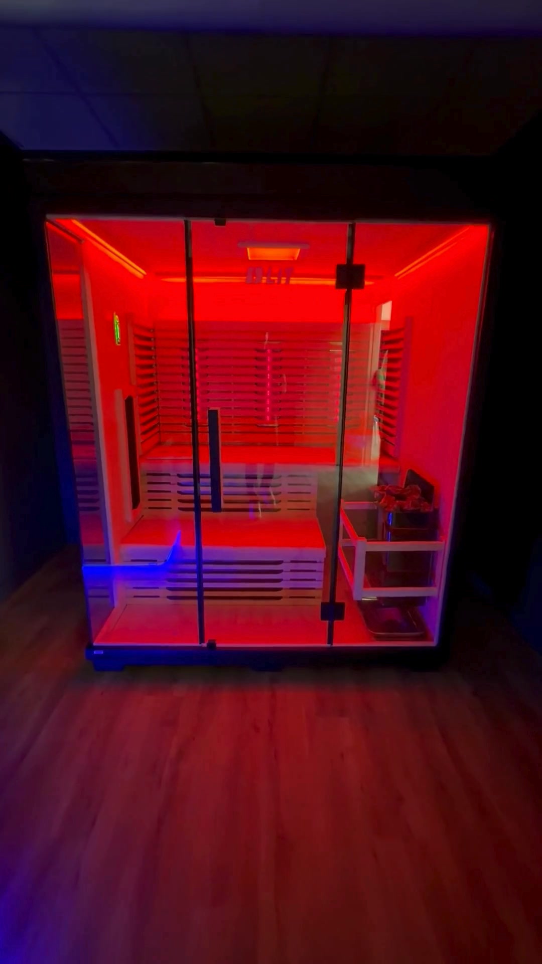 LIT Method Facebook ad: Traditional & Infrared Heat In One Sauna