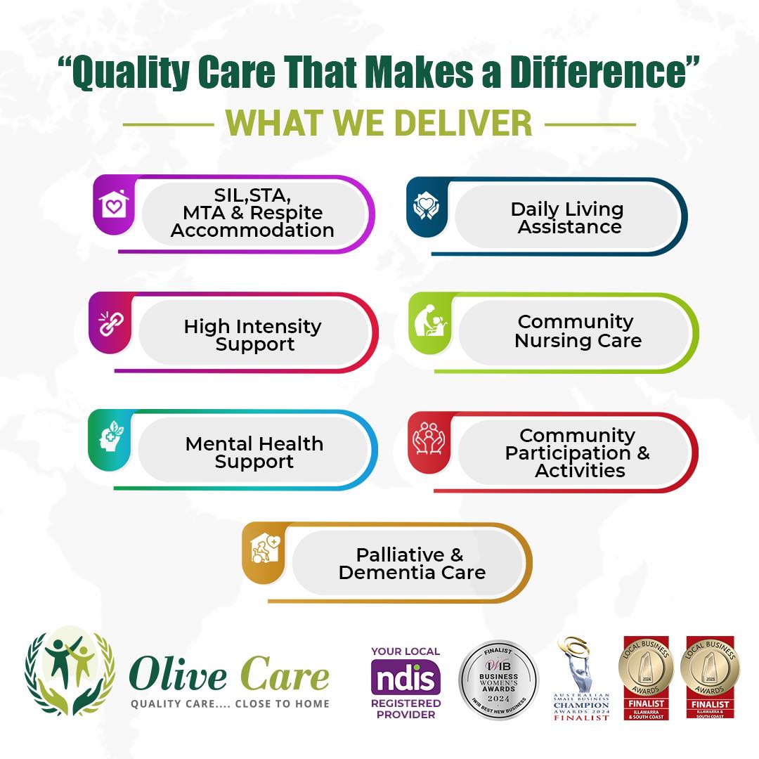 Olive Care Disability Services Facebook ad