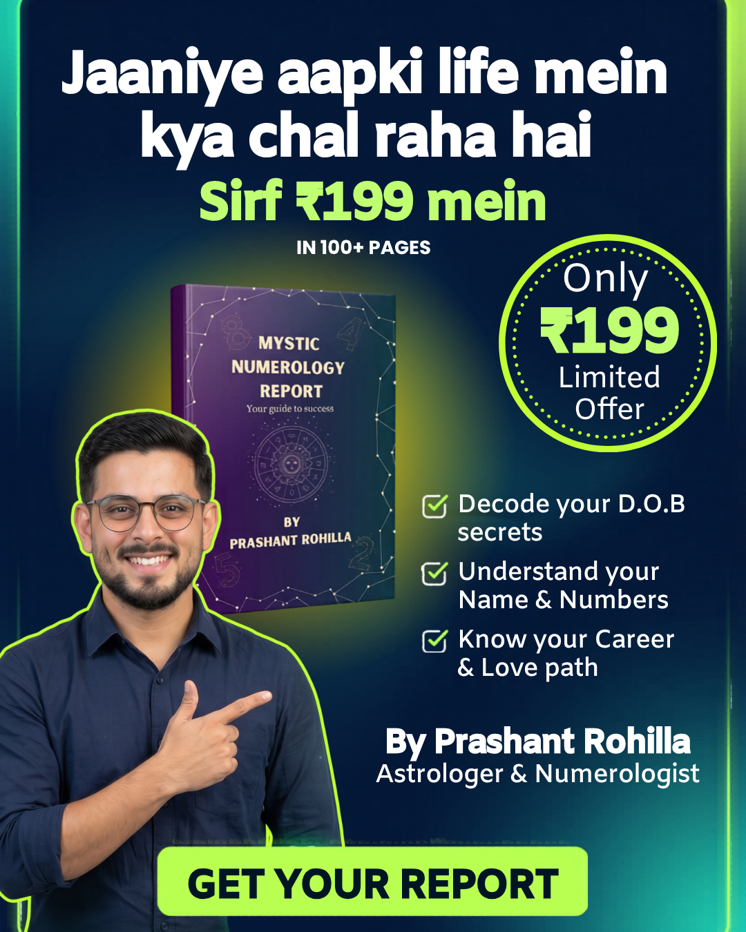 Mystic.Prashant Facebook ad