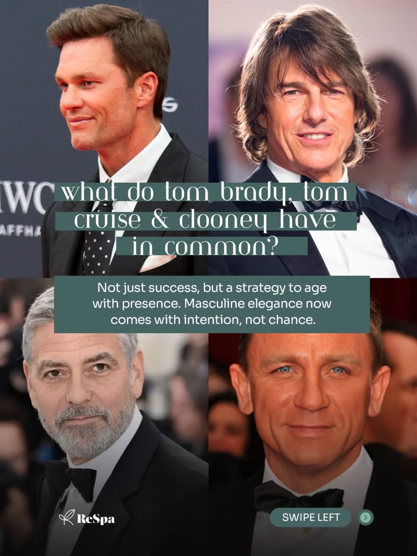 respa_palmbeach Facebook ad: Timeless masculinity isn’t born, it’s built.