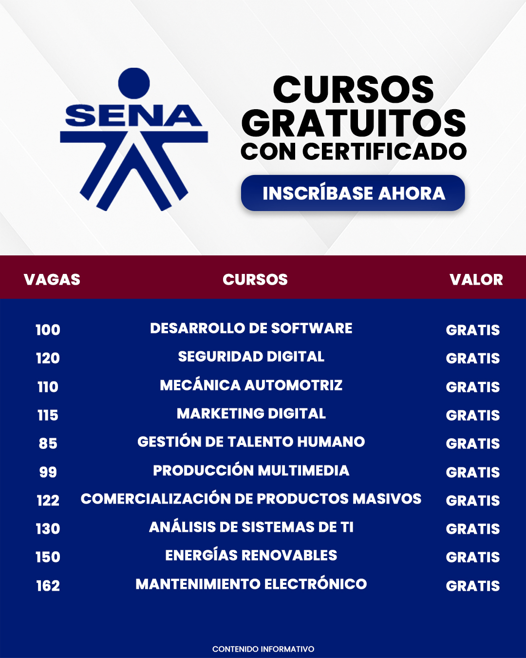 Cursos Gratuitos Facebook ad from Feb 5, 2026