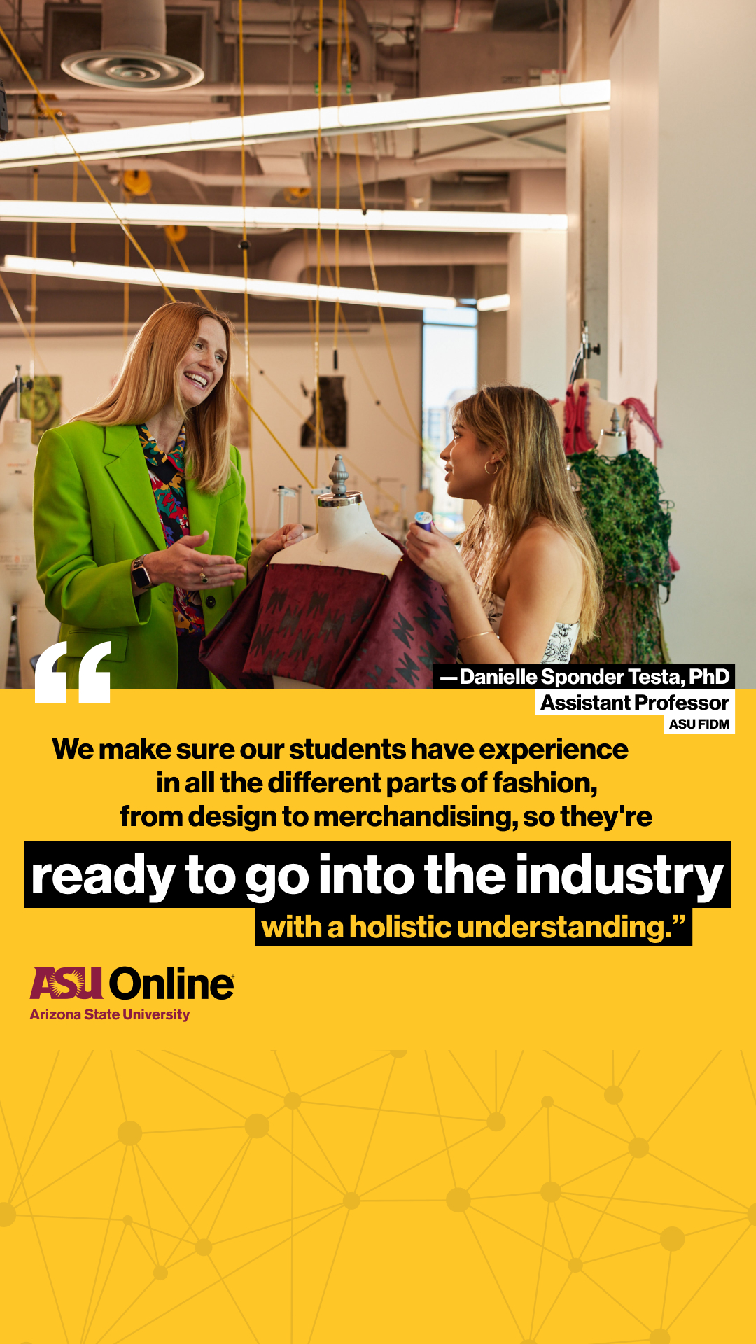 ASU Online Facebook ad
