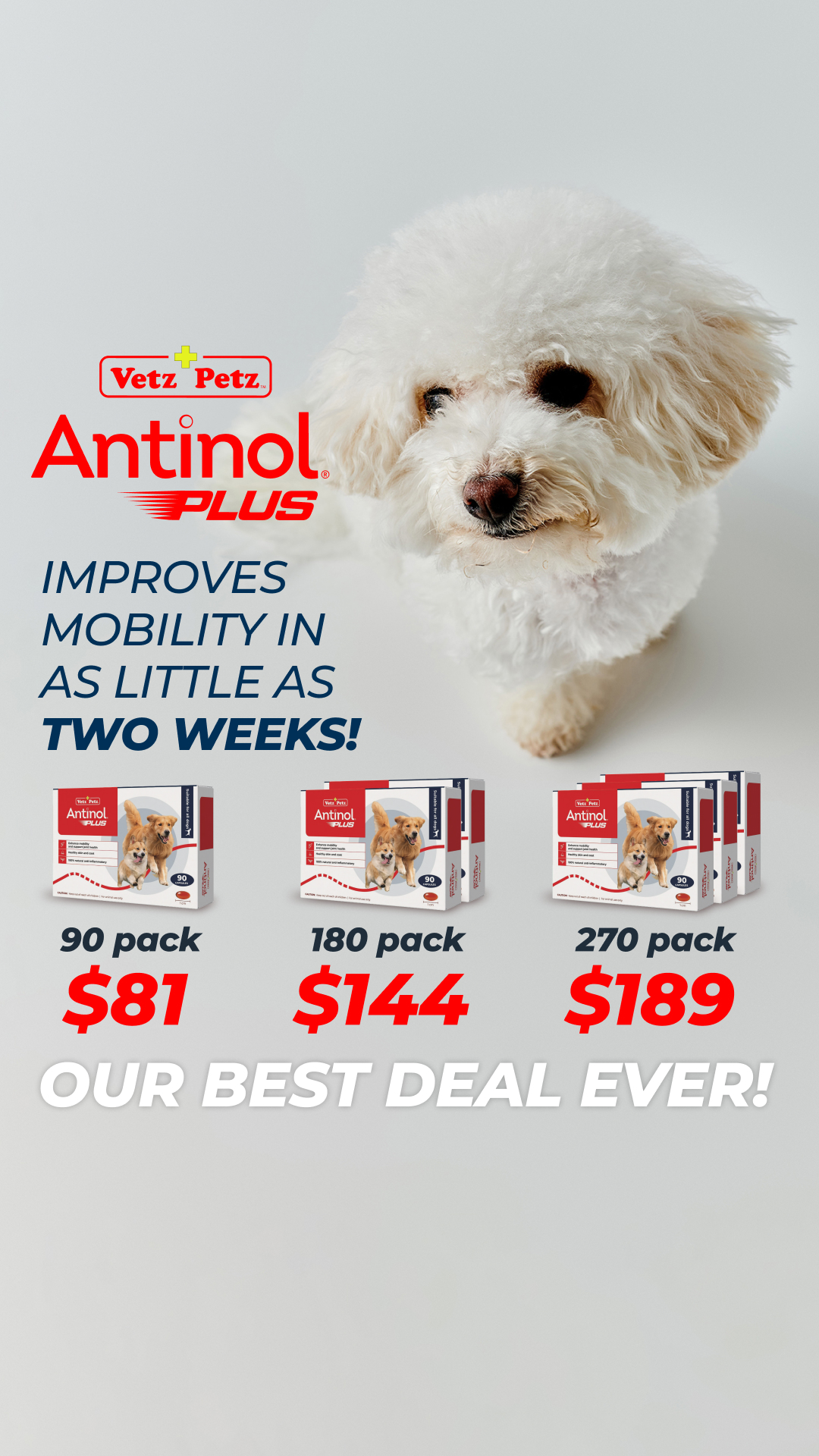Antinol SG Facebook ad: Clinical Results in 2 Weeks