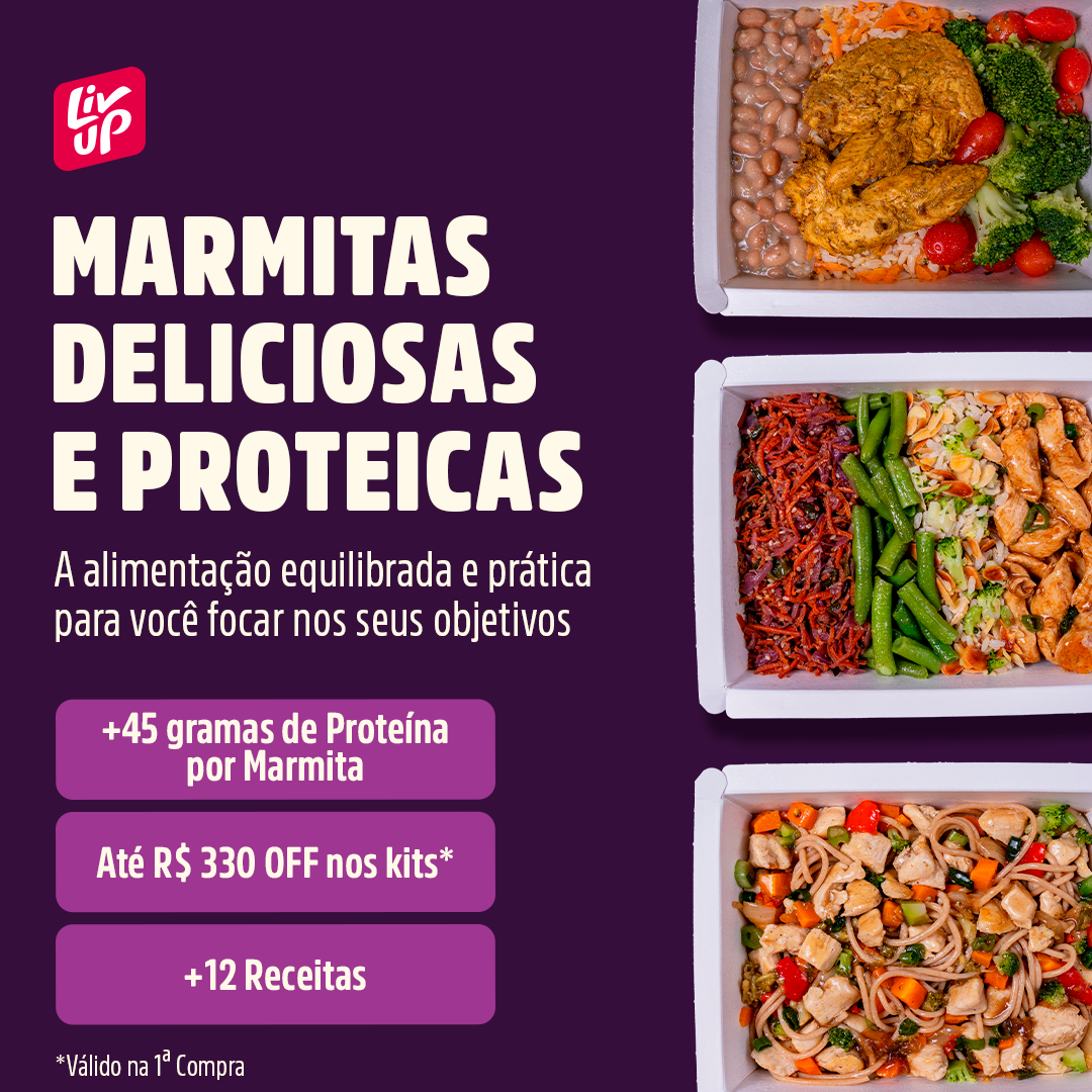 Liv Up Facebook ad: Sua rotina merece praticidade