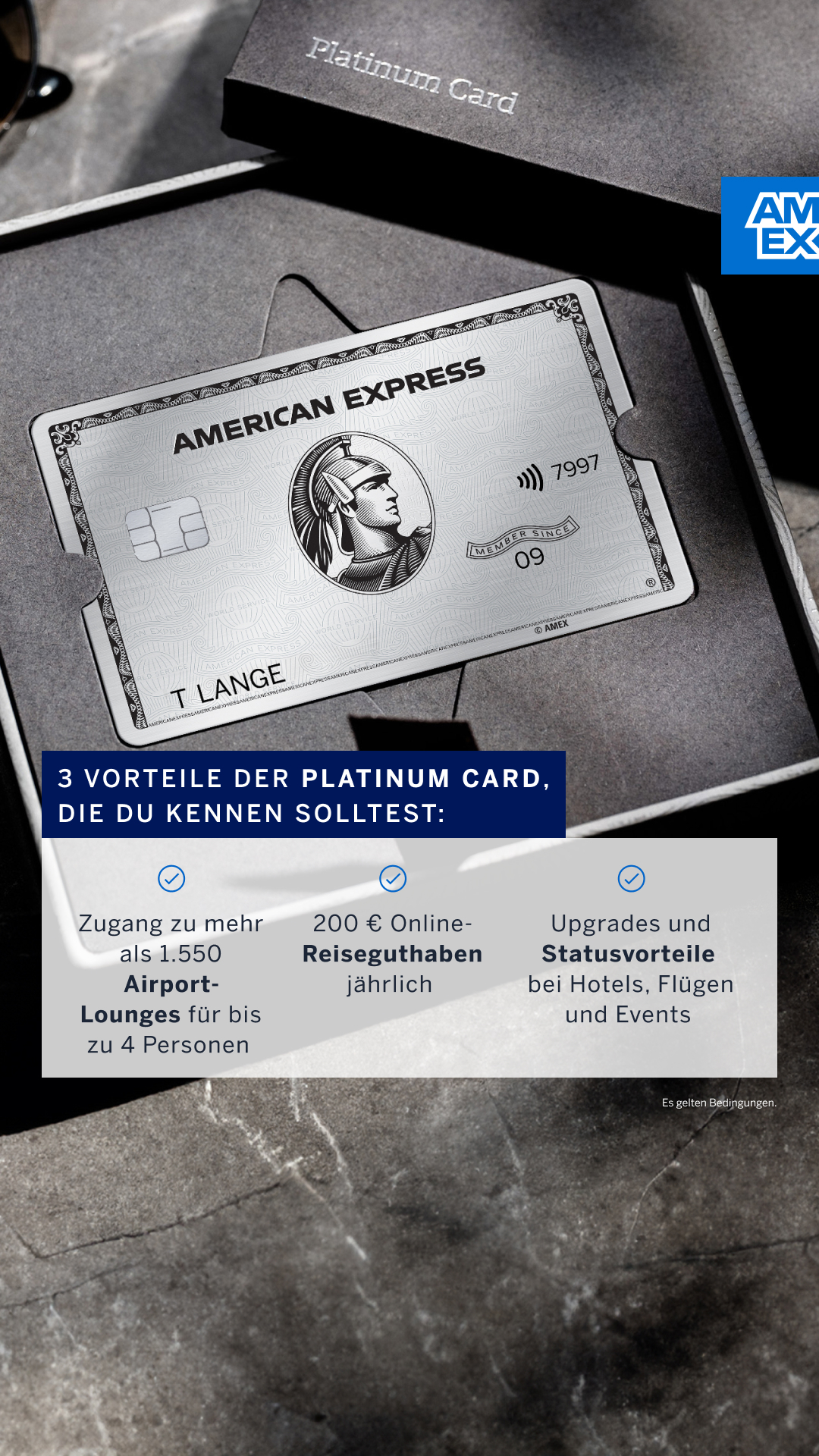 American Express Facebook ad from Jan 19, 2026