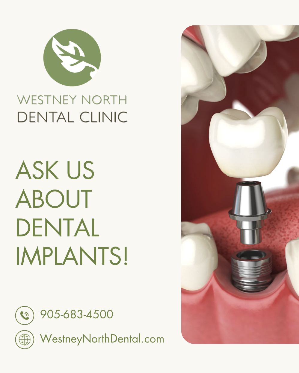 Westney North Dental Clinic Facebook ad: At Westney North Dental Clinic, we are committed…