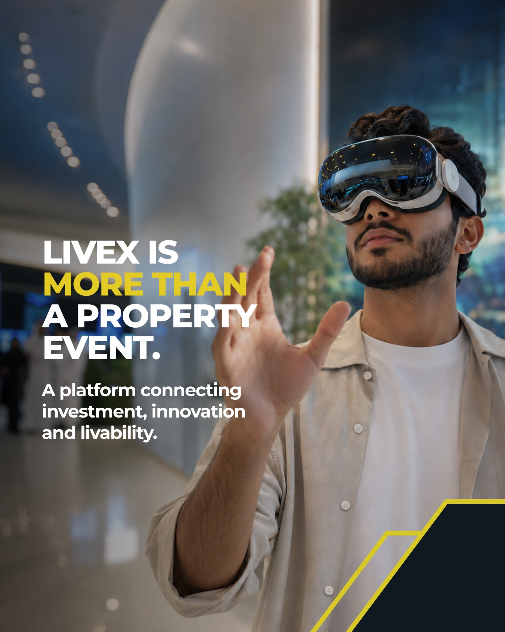 LIVEX Facebook ad: Cities are no longer defined by real estate…