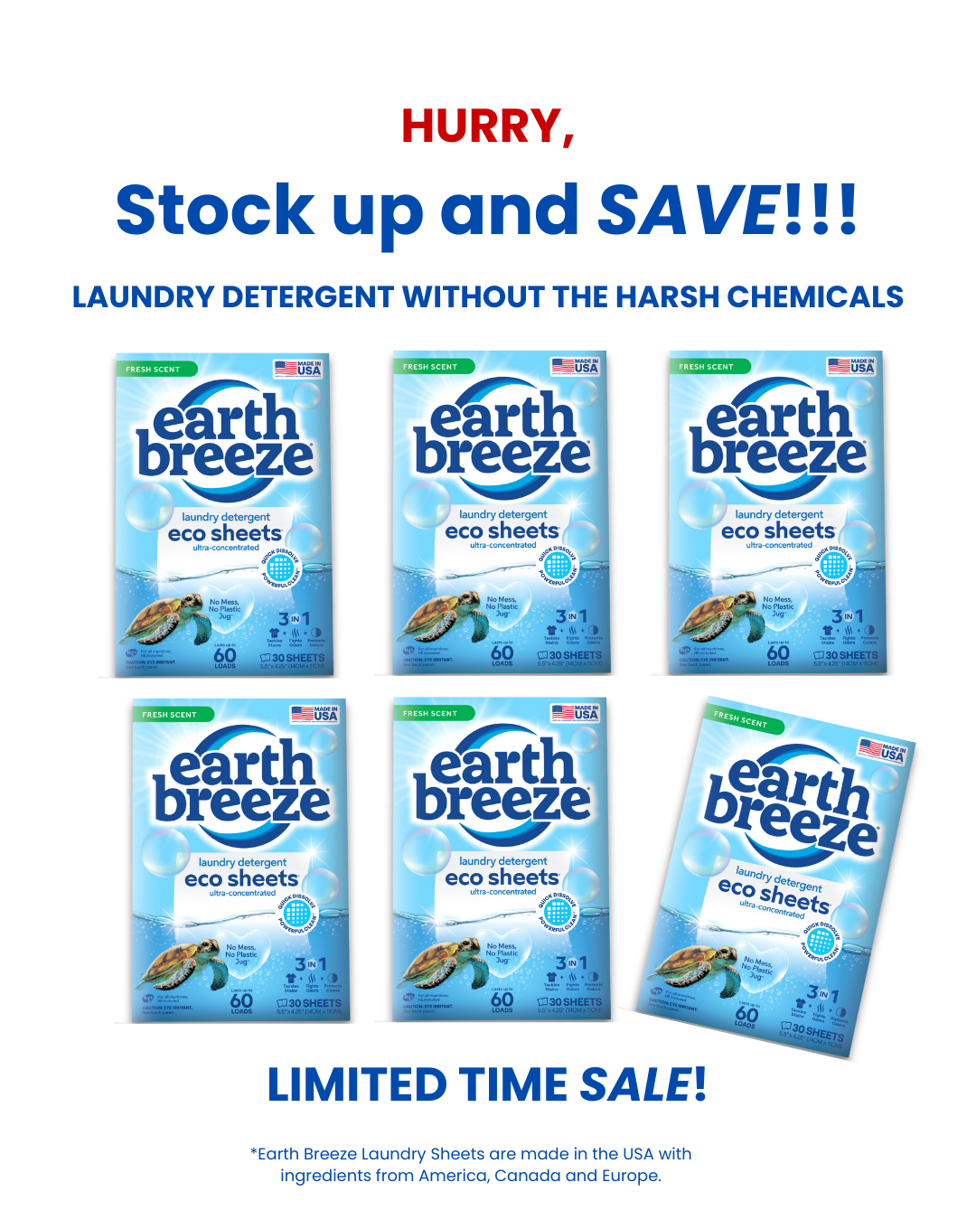 Earth Breeze Facebook ad