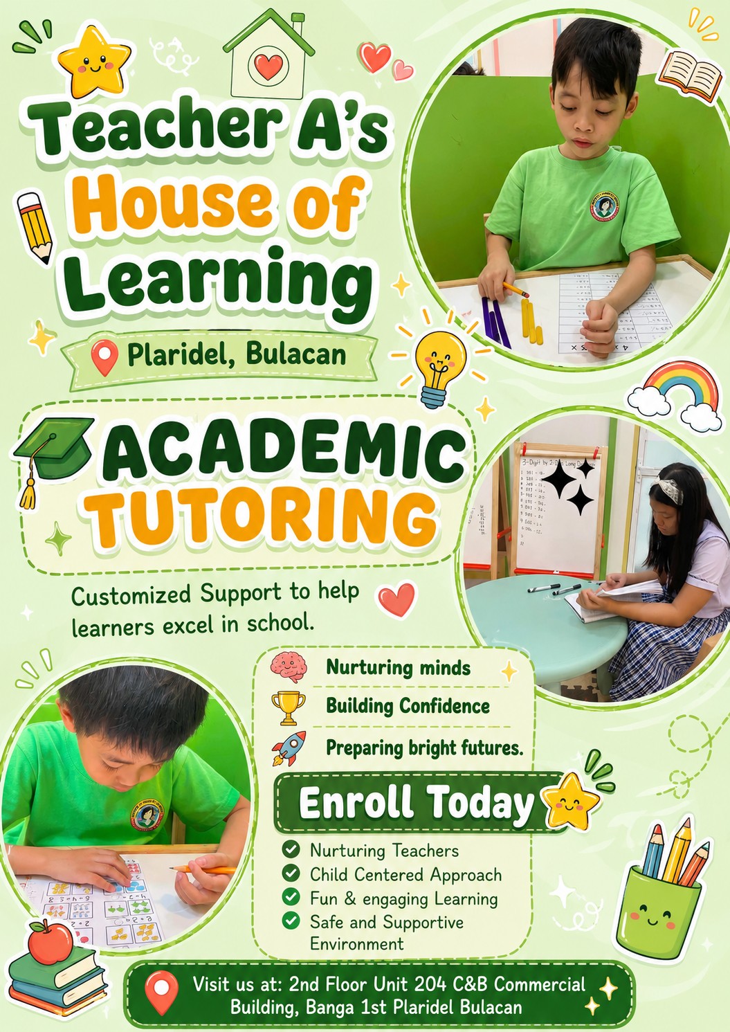 Teacher A’s House of Learning - Plaridel Bulacan Branch Facebook ad