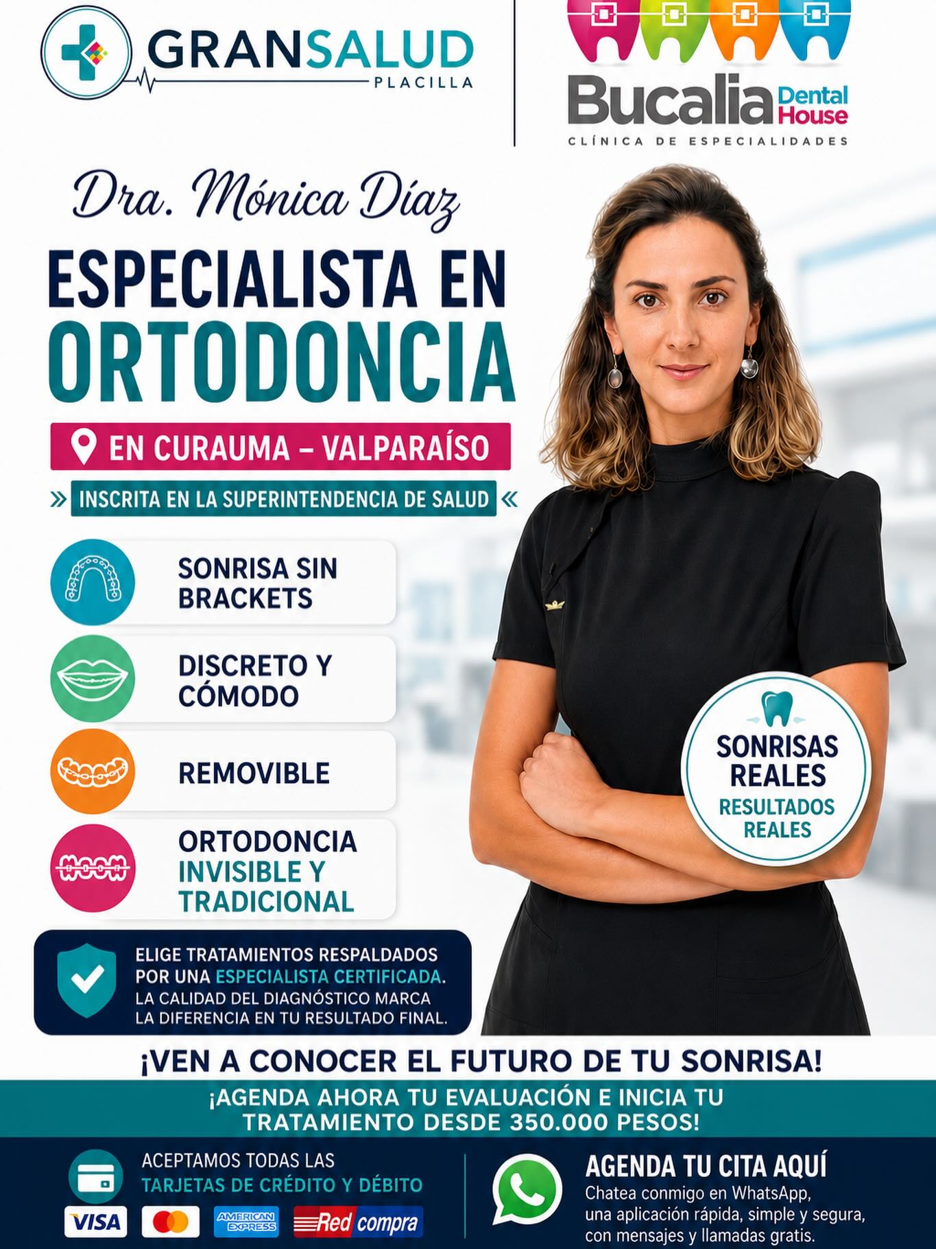 Gran Salud Facebook ad: ORTODONCIA SIN PIE EN CURAUMA, VALPARAÍSO