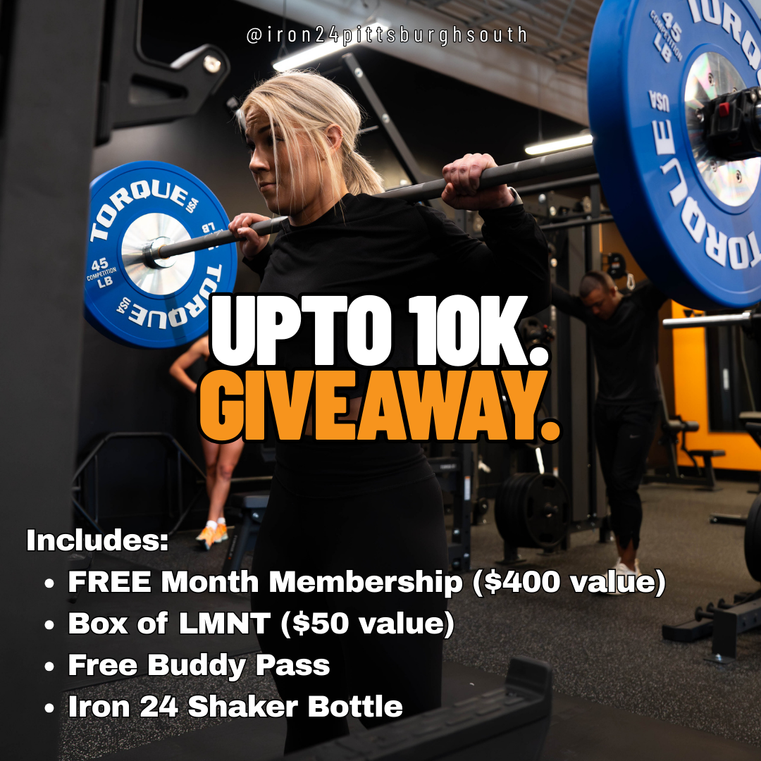 Iron24pittsburghsouth Facebook ad: 10K GIVEAWAY!