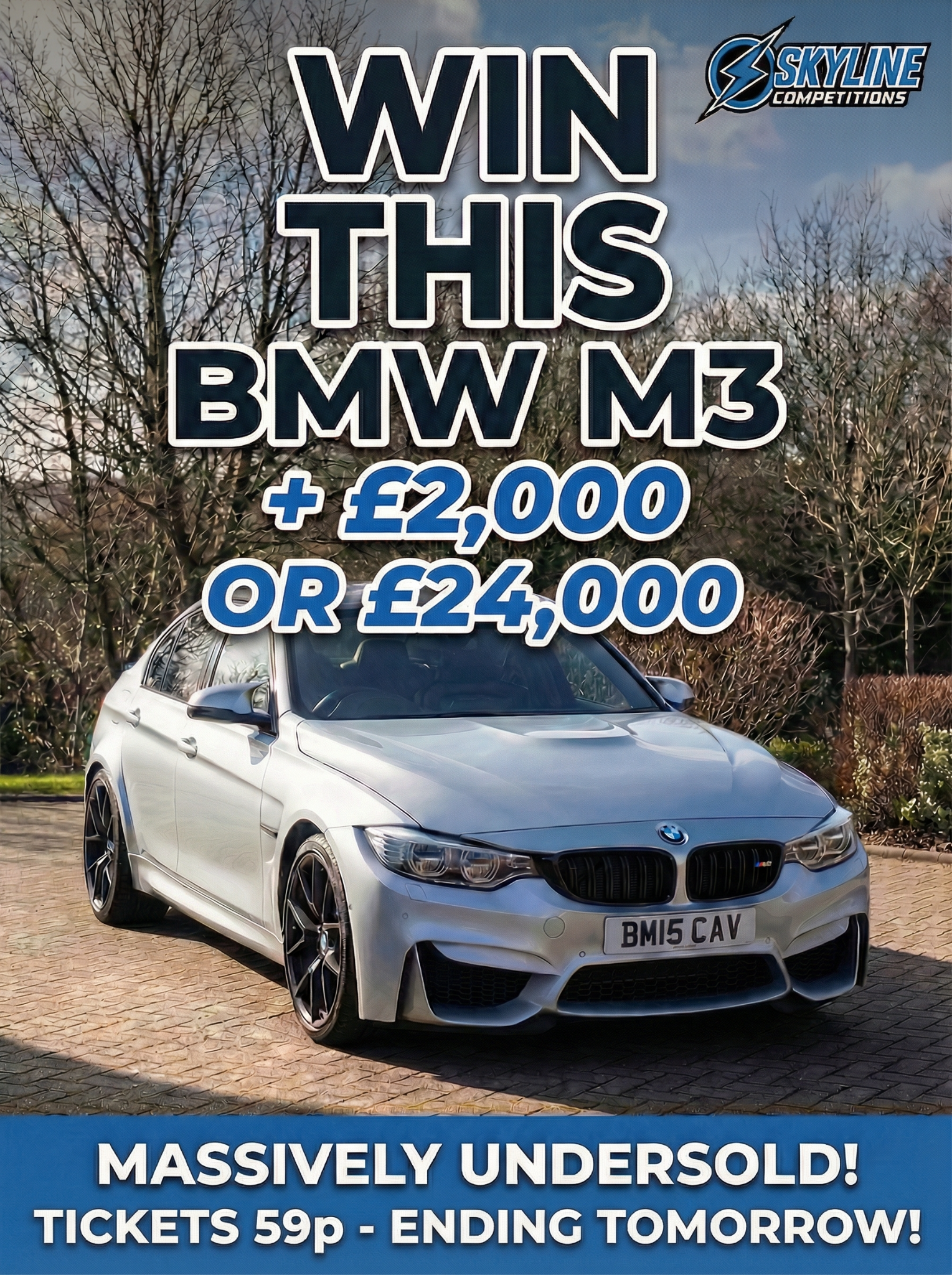 Skyline Competitions Facebook ad: Massively Undersold