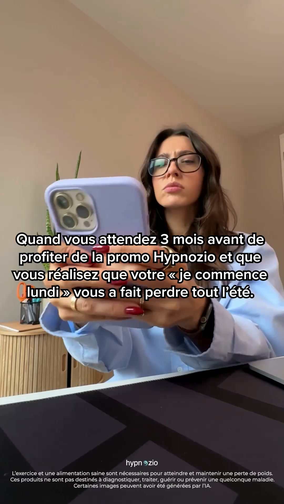 Hypnozio: power of hypnotherapy Facebook ad: Surmontez vos problèmes de poids