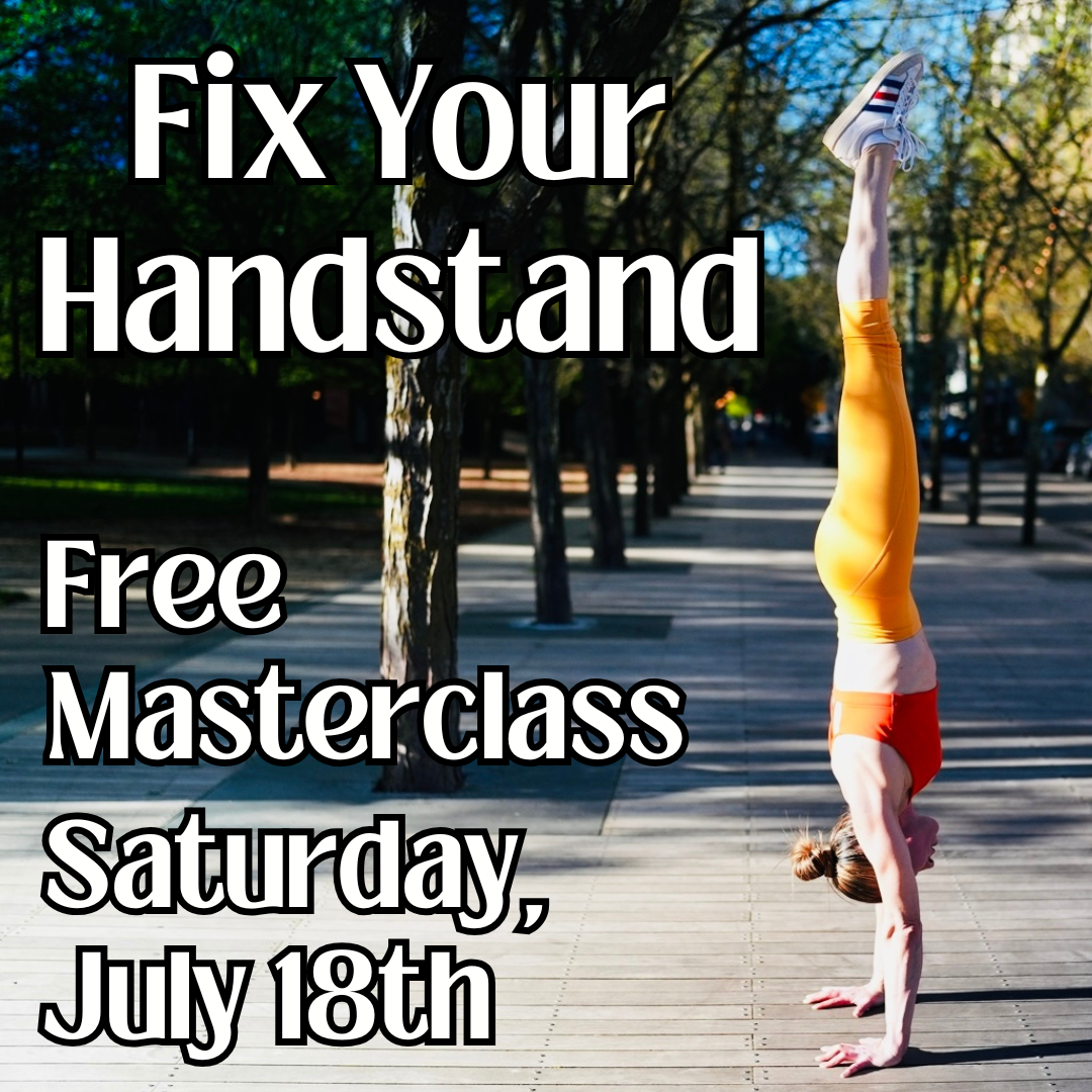 Ellavate Yoga Facebook ad: Why You Still Can’t Handstand.