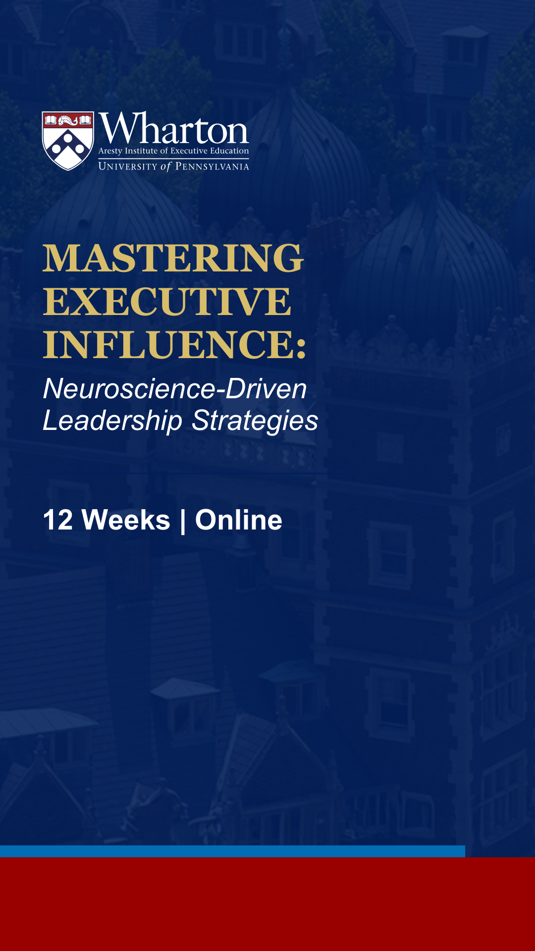 Wharton Executive Education Facebook ad