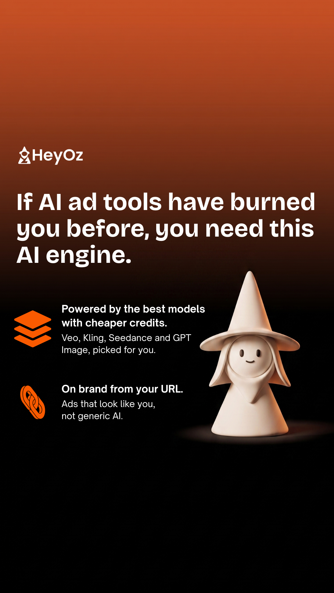 Oz: AI Marketing Platform Facebook ad