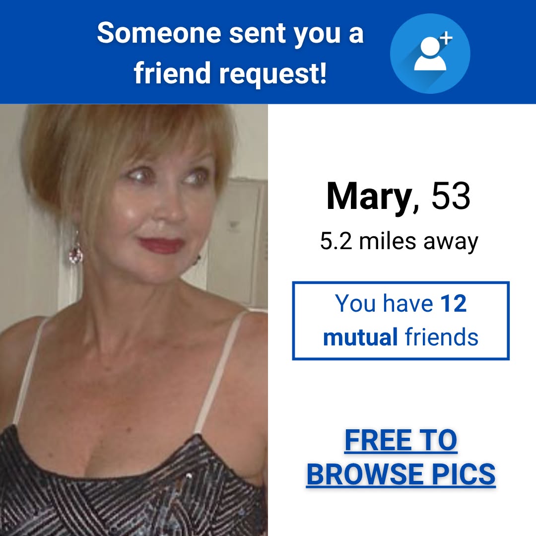 Meet Mature Singles Facebook ad: Discover Genuine Connections
