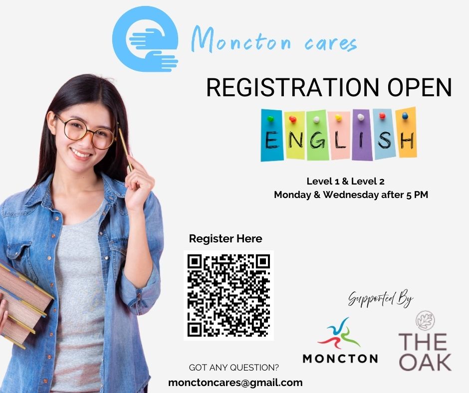Moncton Cares Facebook ad: Newcomer Language Training Courses - Moncton Cares