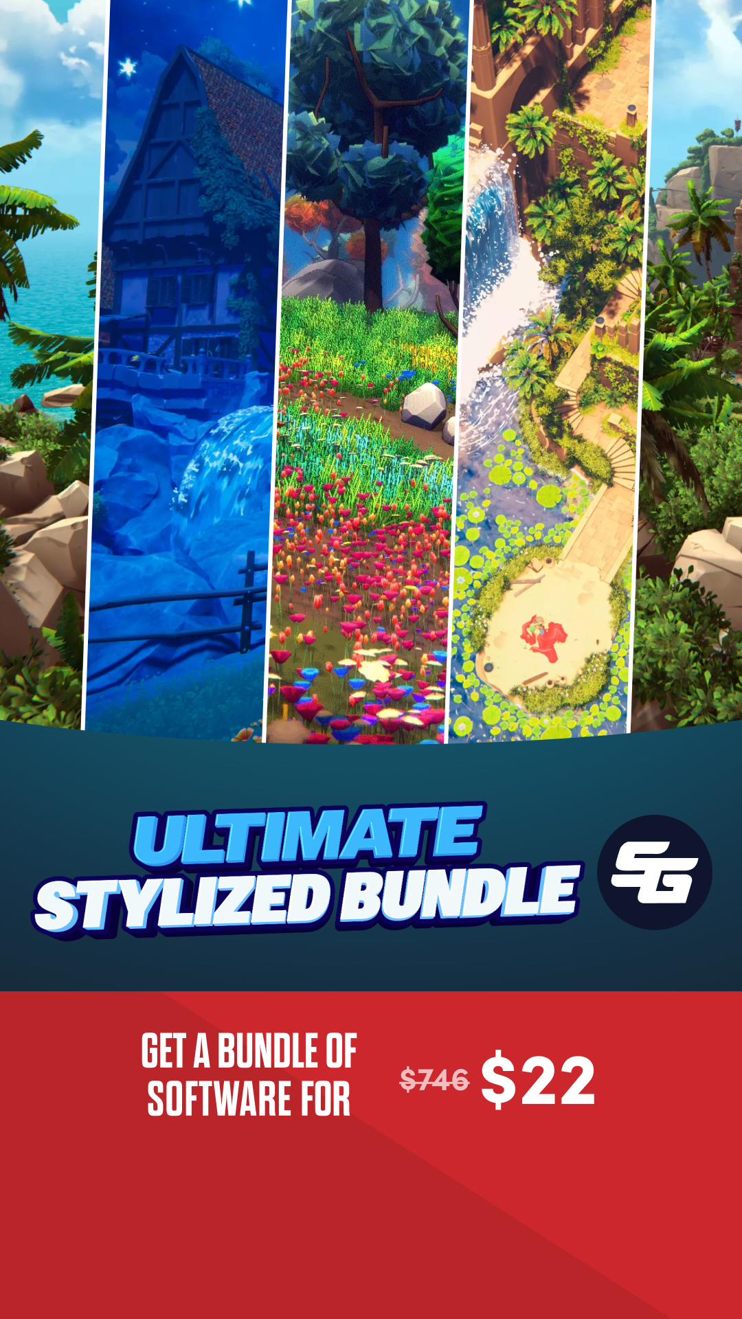 Humble Bundle Facebook ad