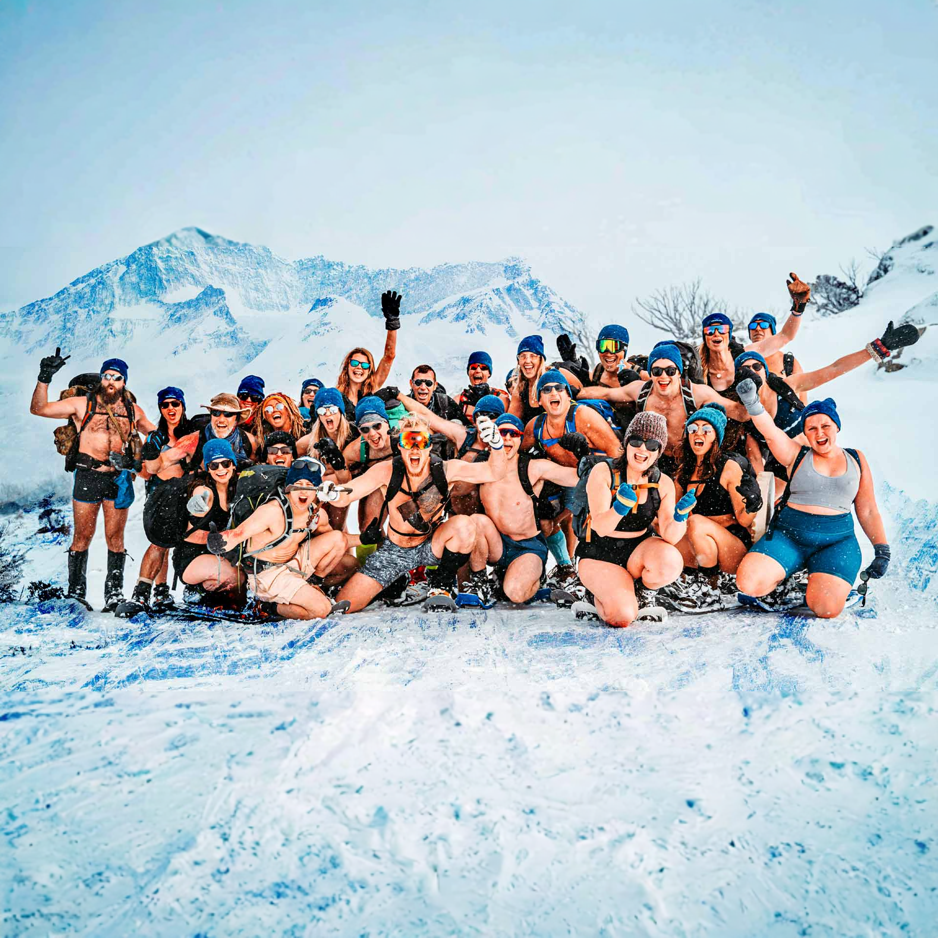 Breathless Expeditions Facebook ad: Snowy Mountains Breathwork Retreat | May 29th