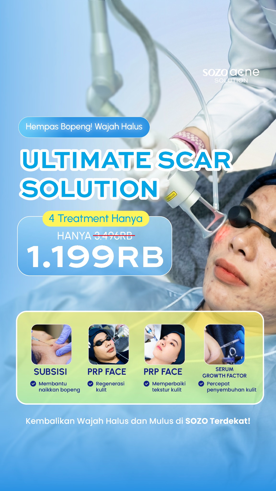 Sozo Acne Facebook ad